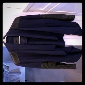 Blank NYC navy/black wool jacket